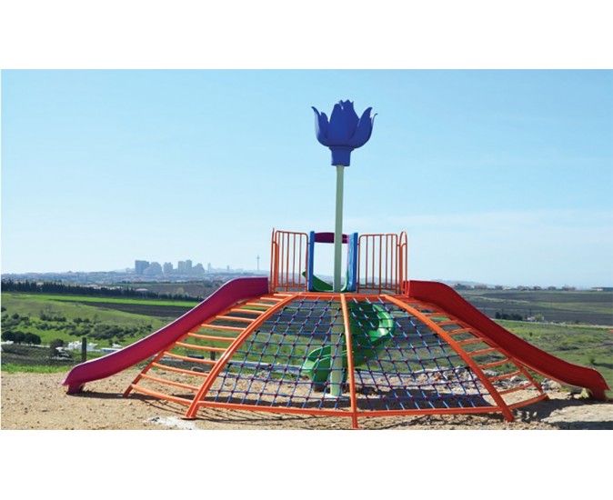 Çocuk Oyun Parkı Kaydıraklı Tırmanma