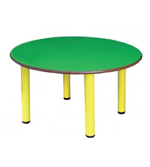 Metal leg round table
