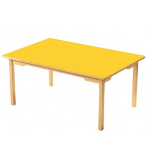Wooden rectangle table
