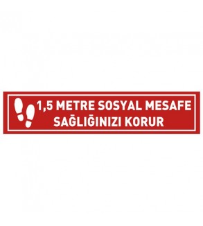 Sosyal Mesafe Zemin Etiketi