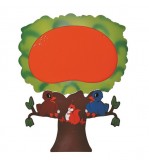 Anaokulu Ağaç Figürlü Pano